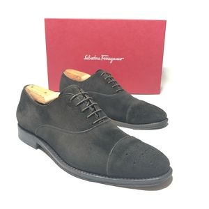 Salvatore Ferragamo Gherardo Tramezza Suede Shoes